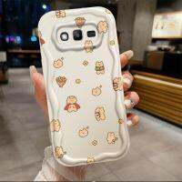 เคสเคสโทรศัพท์นิ่มลายคลื่นหมีหมีทำจากสาวน่ารักปลอกสำหรับ Samsung J2