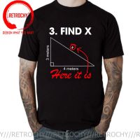 Funny Math Is Easy T-Shirt Find X Here It Is T Shirt Men Interesting Mathmatic Equation T Shirts Man Math Teacher Present Tshirt