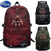 s Camo Nylon Backpack Marvel Cartoon Print Teen Student School Bag Leisure Travel Computer Bags