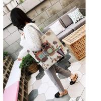 Owl Canvas Sling Bag Women Shoulder Bag Handbag Casual Crossbody Bags Shopping Bag Crossbody Shoulder Bags Beg