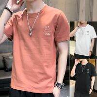 Ready❤ Short-Sleeved t-Shirt Mens Summer Clothes 2022 New Style Ice Silk Half-Sleeved