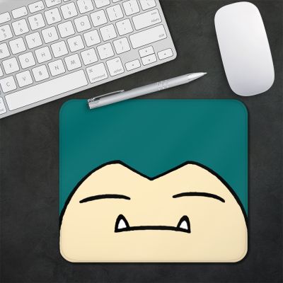 Pokemon Snorlax Design Pattern Game mousepad Small Pads Rubber Mouse Mat MousePad Desk Gaming Mousepad Cup Mat