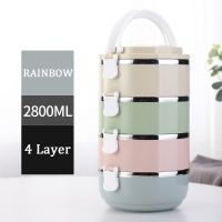 Bento Multi-Layer Food Office Kids Workers School Thermal Lunchbox