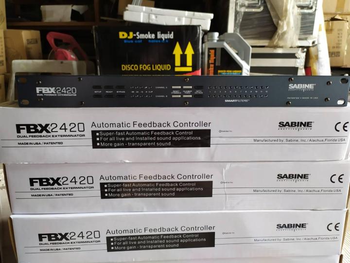 เครื่องป้องกันการหอนของไมค์-fbx2420-ออโต้ฟีคแบล็กกันไมค์หอน-100-กันหอนได้ดีมาก-รับประกันสินค้า