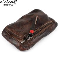 【CW】❀▪卐  New Coin Purse for Men Wallet Original Leather Card Holder Male Short Small Change Organizer