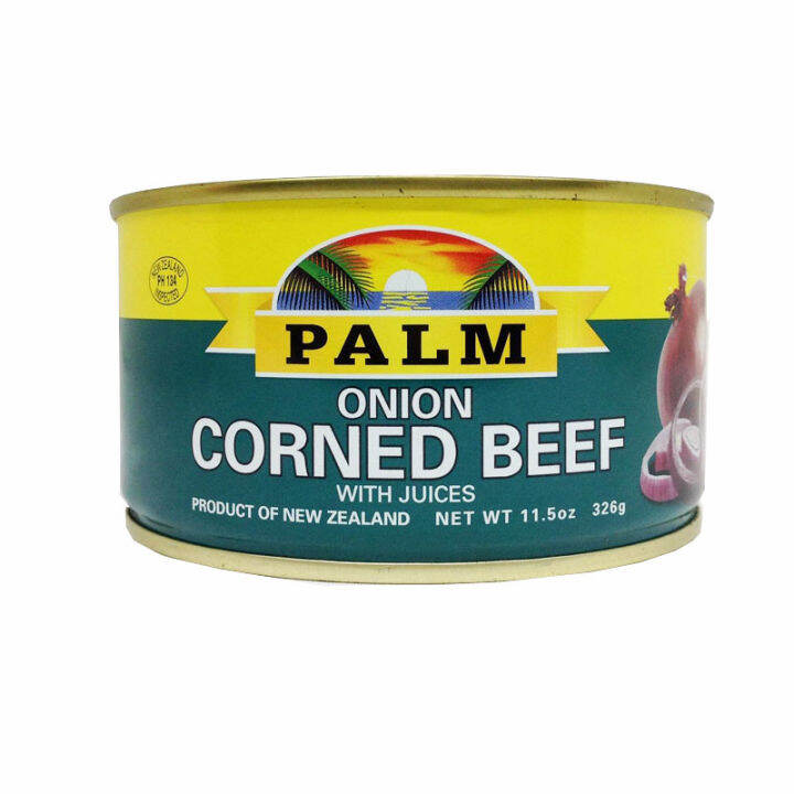 ON SALE Palm Onion Corned Beef With Juices (Made in New Zealand) EXP