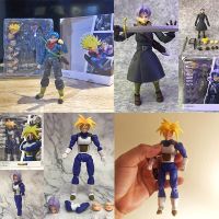 Shfiguarts ดราก้อนบอล Z Trunks Super Saiyan Soku ของเล่นดราก้อนบอลแอคชั่นพีวีซีเคลื่อนย้ายได้โมเดลเคลื่อนไหวตุ๊กตาของขวัญคริสต์มาส