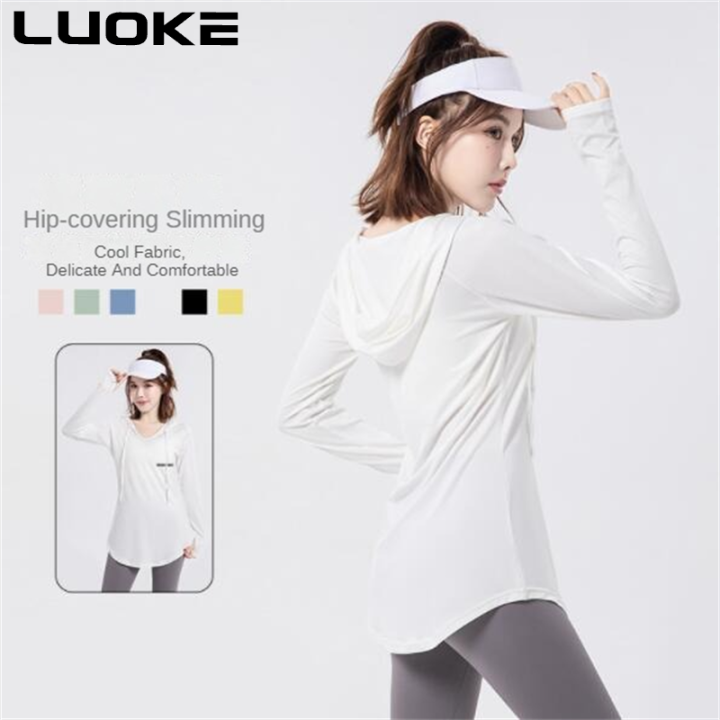 luokr-เสื้อสเวตเตอร์มีฮู้ดสำหรับผู้หญิง-เสื้อแจ็กเก็ตกีฬาแบบลำลองแห้งเร็วทรงหลวมสำหรับฤดูใบไม้ร่วงและฤดูหนาว