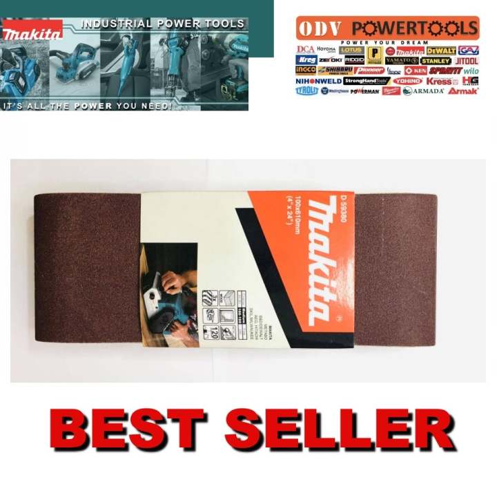MAKITA Belt Sander Paper Grit 120 for 3 pieces ODV POWERTOOLS