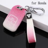 ❏◐ 2021 New TPU Diamond Car Remote Key Case Cover for Honda 2016 2017 CRV Pilot Accord Civic Fit Freed Car Accessories