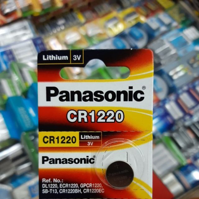 ถ่านกระดุม-panasonic-cr1220-3v-ของแท้-บ-พานาโซนิคซิลเซลล์