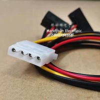 4Pin IDE Female Molex to 90 Degree 2 Female Serial ATA SATA Dual 15pin to 4pin Y Splitter Adapter Hard Drive Power Supply Cable