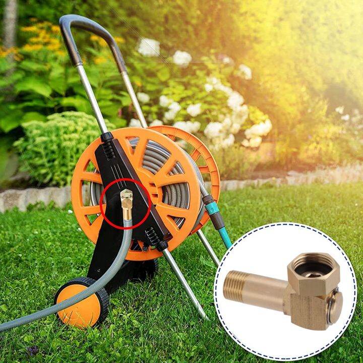 Hose Elbow Fitting G1/2 Brass Flexible Hose Elbow Adapter 360 Rotatable