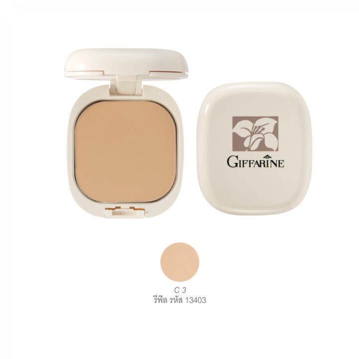 ส่งฟรี-แป้งรองพื้น-กิฟฟารีน-compact-foundation-giffarine-ปกปิดริ้วรอย-ฝ้ากระ-รอยดำ-กันน้ำ-กันเหงื่อ