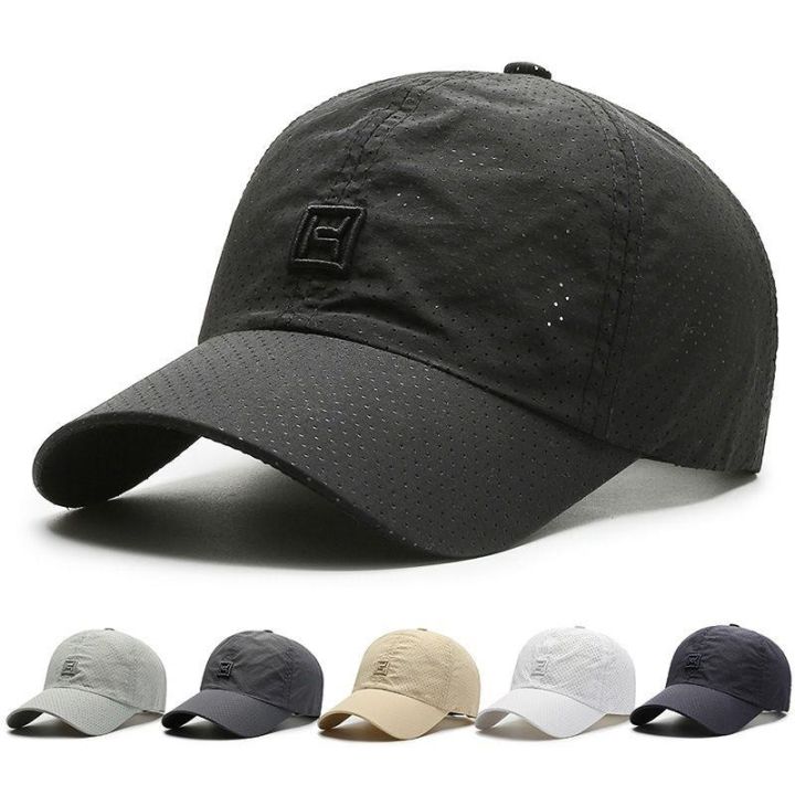 hat-mens-quick-drying-baseball-cap-outdoor-sports-peaked-cap-womens-sun-visor-summer-mesh-cap-perforated-breathable-sun-protection