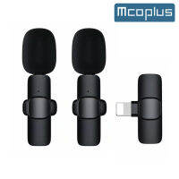 Mcoplus 2.4G Wireless Lavalier Lightning Microphone Microfone for XS XR X 11 12 12 pro max 8 8 Plus 6 7