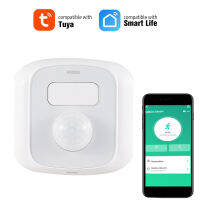 NANWEI Tuya ZigBee Motion Sensor Alarm สมาร์ท Human Body Induction PIR Sensor 16.4Ft 120องศาช่วงการตรวจจับ APP ควบคุมการตรวจสอบแบบเรียลไทม์อัจฉริยะเชื่อมโยง Home Security อุปกรณ์