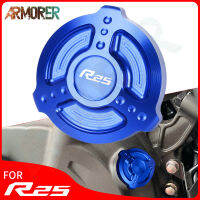 อุปกรณ์เสริมรถจักรยานยนต์สำหรับ YAMAHA YZF R25 YZFR25 YZF-R25 Crankcase Cap เครื่องยนต์น้ำมันสกรูปลั๊ก2015-2022 2020 2021