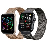 Taśma metalowa do Mibro T1 C2 akcesoria do inteligentnego zegarka bransoletki magnetyczne ze stali nierdzewnej do Mibro X1/A1/Lite/kolor/Air Watch Band