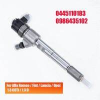 หัวฉีดน้ำมัน S/0445110183หัวฉีดน้ำมันหัวฉีดน้ำมันดีเซลใหม่สำหรับ Bosch Fiat 500 Doblo Panda 1.3D Opel Astra H 1.3 CDTI 0986435102