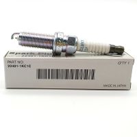 【YF】 4pcs 22401-1KC1C DILKAR7C9H 91215 Dual Iridium Spark Plug For NISSAN JUKE TIIDA MURANO RENAULT CLIO IV 22401 1KC1C