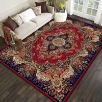 【SALES】 Vintage Persian Rug Living Room Decoration Carpet Office Large Area Carpets Home Decor Floor Mat European Style Rugs for Bedroom