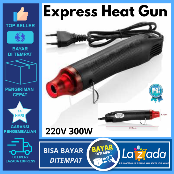 Heat Gun Hot Gun Hot Gun Pemanas Stiker Taffware Qst Express Heat