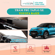 Thảm taplo TOYOTA RAIZE bằng lông Cừu 3 lớp hoặc Da Cacbon