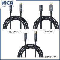 MCR สายต่อ Usb C Type C สายต่อขยายชาย-หญิง Usb4สายเคเบิลข้อมูลเต็มรูปแบบ40Gbps การฉายภาพหน้าจอ