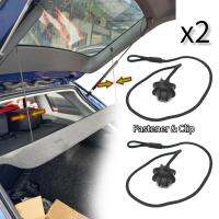 2ชิ้นประตูท้ายรถฝากระโปรงหลังรถสายคล้องฝาครอบกระบะสำหรับ VW Golf MK5 MK6 Rait R R32 R20 GTI ทุกรุ่น