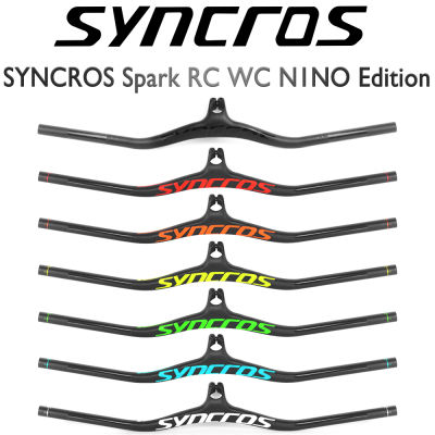 Nsbk53eemmt -8/-17/ -25องศา Syncros FRASER IC SL คาร์บอนไฟเบอร์จักรยานเสือภูเขาบาร์จับโหน MTB แบบบูรณาการอุปกรณ์รถจักรยาน90*740มม