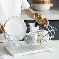 ที่คว่ำจานข้างซิงค์ ชั้นคว่ำจาน ที่คว่ำจาน ราคาถูก Multifunctional Kitchen Dish Drainer Drain Board ต่างๆเก็บใช้งานง่าย