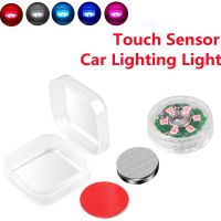 、‘】【； Car Interior Light Finger Touch Sensor Car Lighting Light 6 LED Roof Read Bulb Trunk Portable Lamp Reading Light Car Roof Bulb