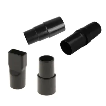 3 Pieces Universal Vacuum Hose Adapter Vacuum Converter Reducer Attachments for Vacuum Cleaner, Black