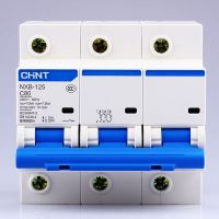 Chint Nxb-125 3P Ac 230/400V เบรกเกอร์ขนาดเล็ก63 80 100 125a สวิตช์ปล่อยคลื่นแม่เหล็กไฟฟ้าแบบ C ที่มีกำลังไฟสูง