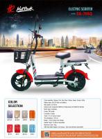 จักรยานไฟฟ้า มอเตอร์ไฟฟ้า รถไฟฟ้า รุ่น766 Electric Scooter พร้อมBattery 48V12A สำหรับผู้ใหญ่ ประกอบพร้อมส่ง