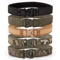 【cw】 2019 Hot Mens Tactical BeltNylon Belts Outdoor Multifunctional TrainingHighCamouflage Waist Strap