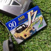 เทปคาสเซ็ทม้วนเปล่า AXIA JZ-2 90 Type II Chrom  Blank Audio Cassettes Japan 1995 (RARE) ของใหม่ซีล