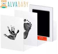 【Lao Lins Magnet】    ALVABABY ชุดพิมพ์มือและชุดแผ่นรองลายเท้าสำหรับเด็กแรกเกิดของที่ระลึกรอยประทับทารก