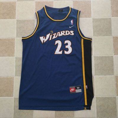 Ready Stock Ready Stock Mens No.23 Michael Jordann Washington Wizards Swingman Jersey - Blue