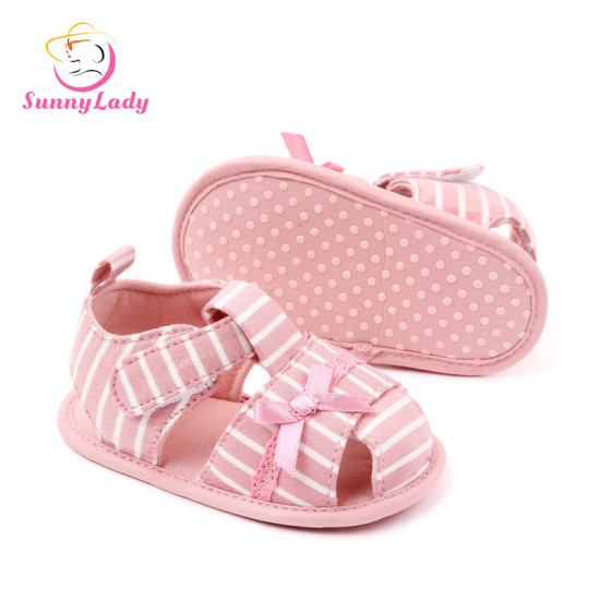 Sunnylady 1 cặp cho 0-18 tháng cotton baby baby cô gái dép - ảnh sản phẩm 3