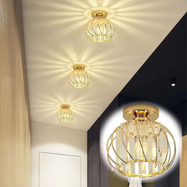 【🔥Delivery within 48 hours🔥】 hallway light Lantern Crystal Chandelier ...