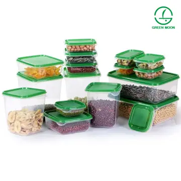 17pcs Food Storage Box Sealed Container Refrigerator Grain Beans