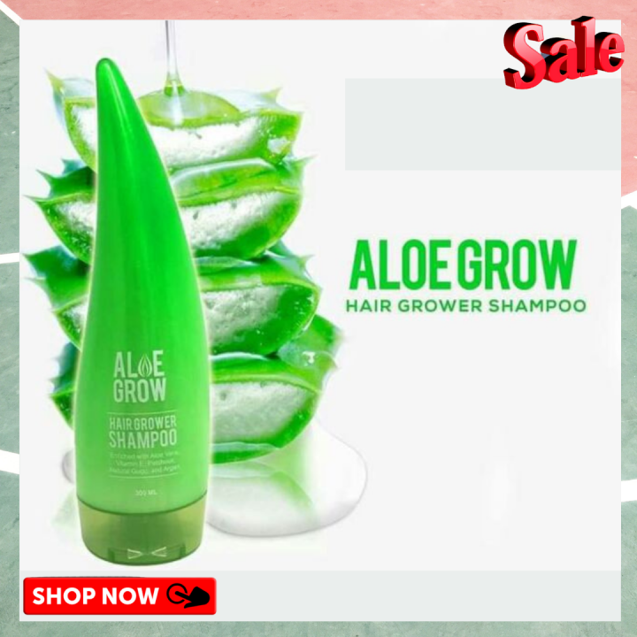 [AUTHENTIC] ALOE GROW ALOE VERA HAIR GROWER SHAMPOO (300ML) Lazada PH