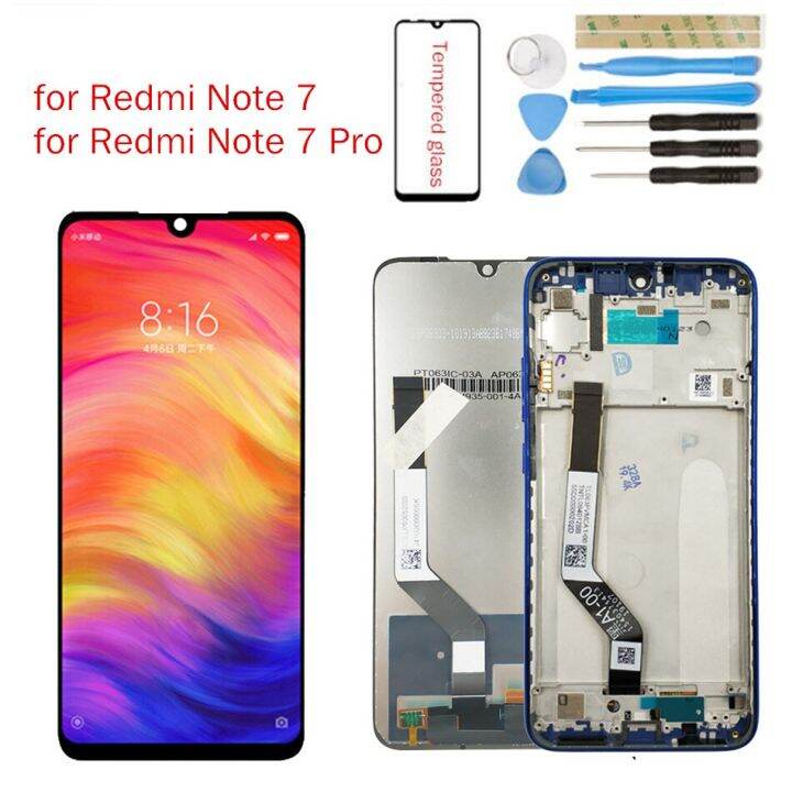 สำหรับ-xiaomi-redmi-note-7จอแสดงผล-lcd-จอแสดงผลสัมผัสทำให้เป็นดิจิทัลประกอบ-redmi-note7-pro-อะไหล่ซ่อมแบบสัมผัส10ชิ้น