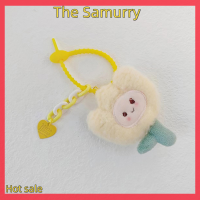 Samurry ✨Hot Sale✨ Car พวงกุญแจดอกไม้การ์ตูนน่ารักจี้ดอกทิวลิปตุ๊กตาผู้หญิงอุปกรณ์ตกแต่งกระเป๋าพวงกุญแจรถ