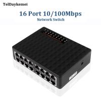 10/100Mbps 5 16 Port Network Switch Fast Ethernet Smart Switcher High Performance RJ45 Hub Internet Splitter