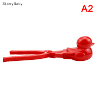 StarryBaby Duck shaped Snowball Maker คลิป1pcs เด็กกลางแจ้งฤดูหนาวหิมะแม่พิมพ์ของเล่นสนุก