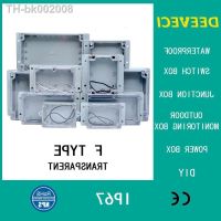 ◕⊕ IP67 Plastic Transparent Waterproof Enclosure Box Electronic Project Outdoor Instrument Electrical Project Box Junction Housing