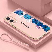 Vivo Y33 Y21 Y33s Y21s Vivo Y22 Y22s Y15 Y15s Y20 Y20s Y20i Y12A Y16 Y11 Y17 Y19 Y12น่ารักเคส Lilo Stitch เคสมือถือลายการ์ตูนฝาหลังนิ่มมันวาว